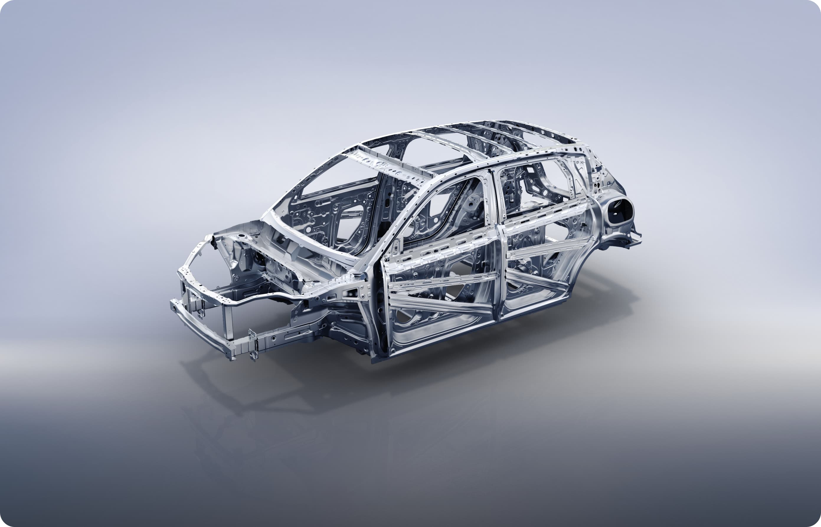 Chery Q high-strength steel body-in-white chassis