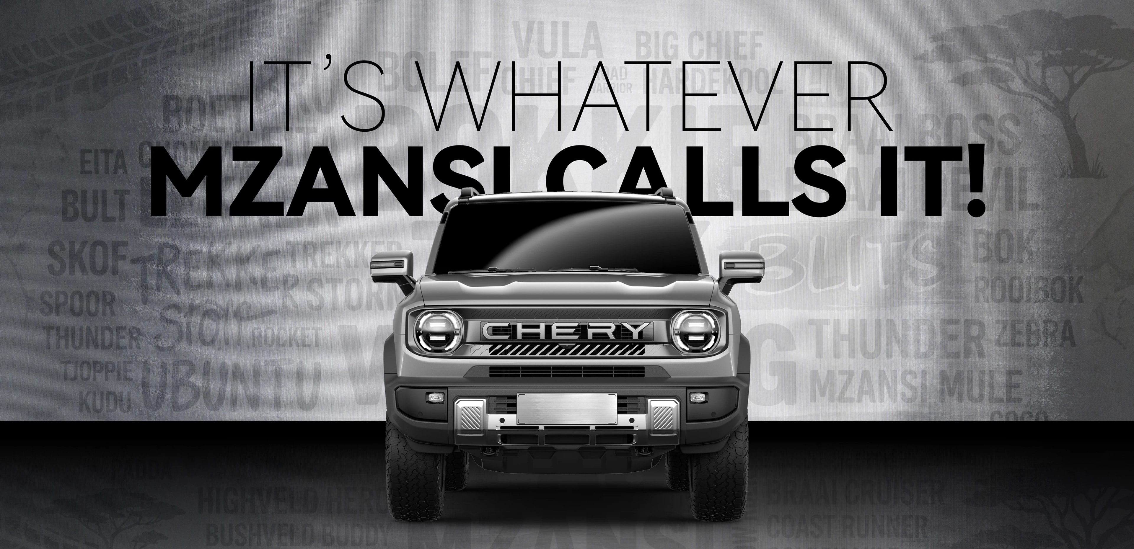 It's whatever Mzansi calls it — Name the new Chery bakkie