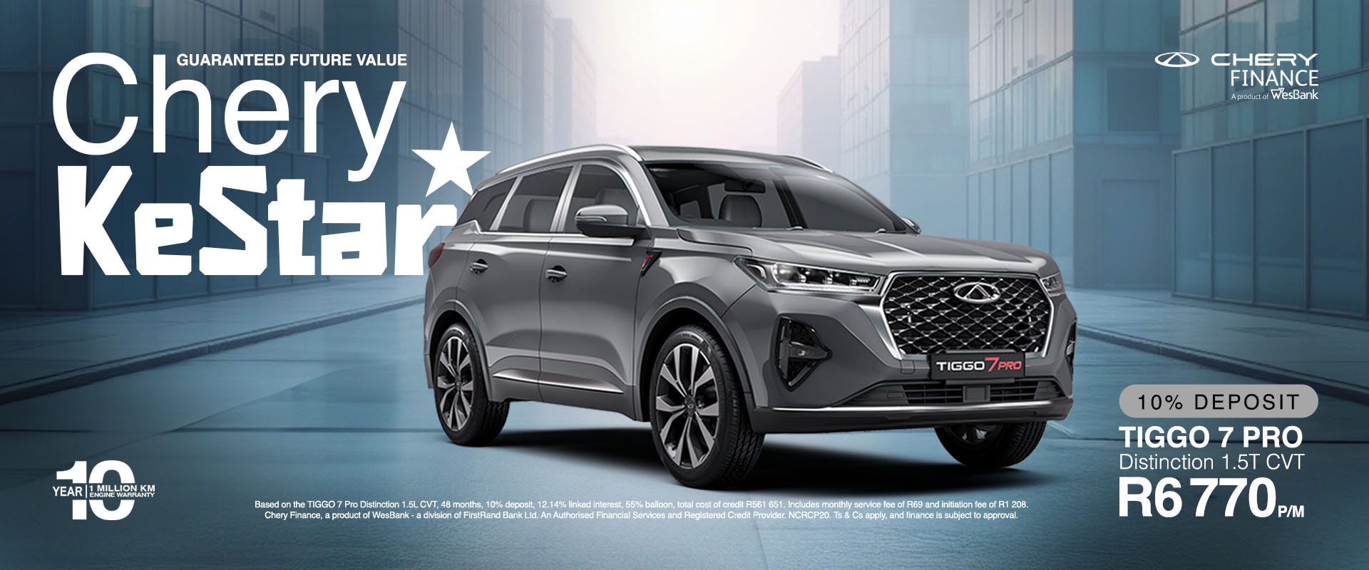 Tiggo 7 Pro Distinction 1.5L CVT