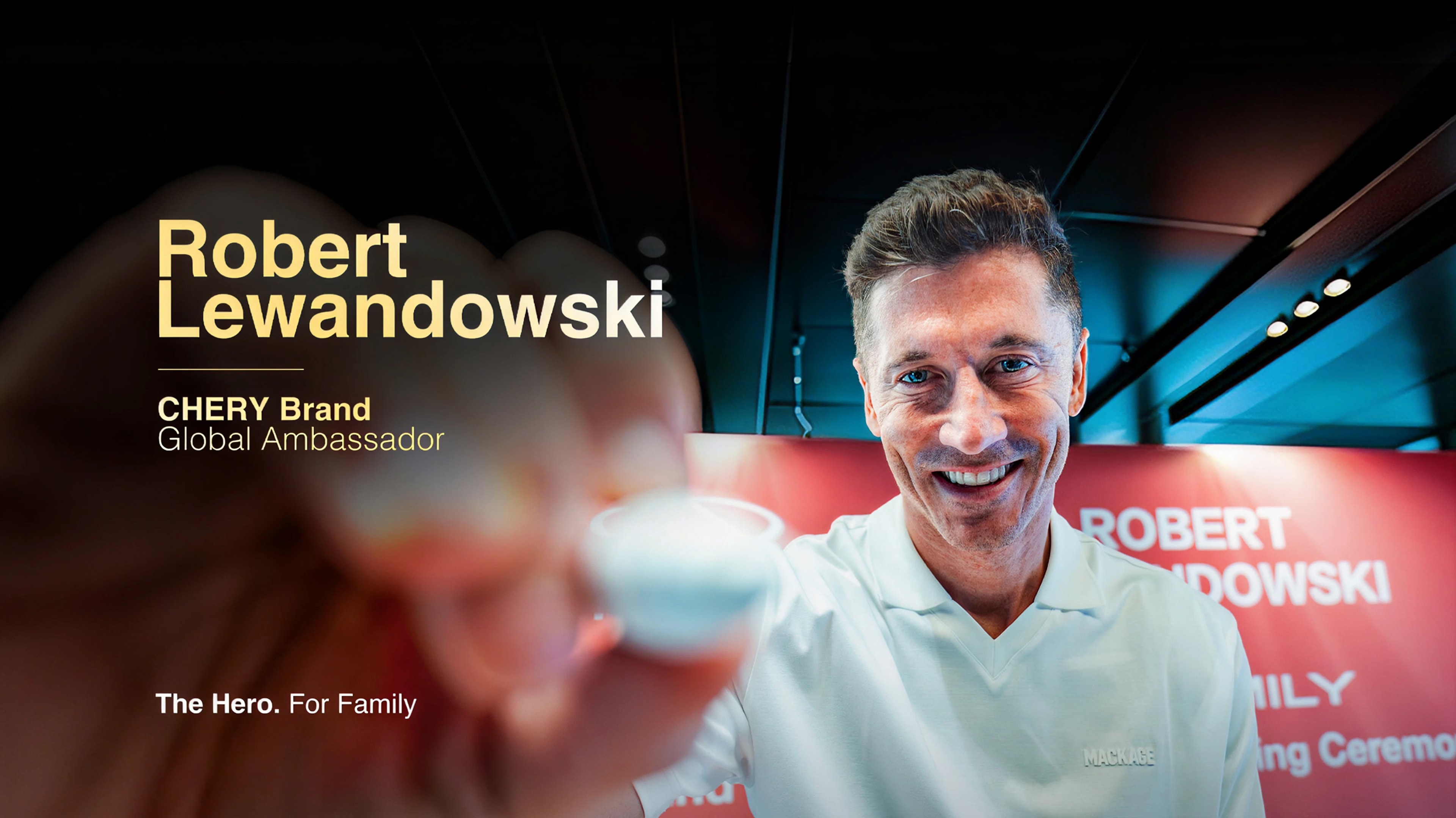 Robert Lewandowski, Chery Brand Global Ambassador