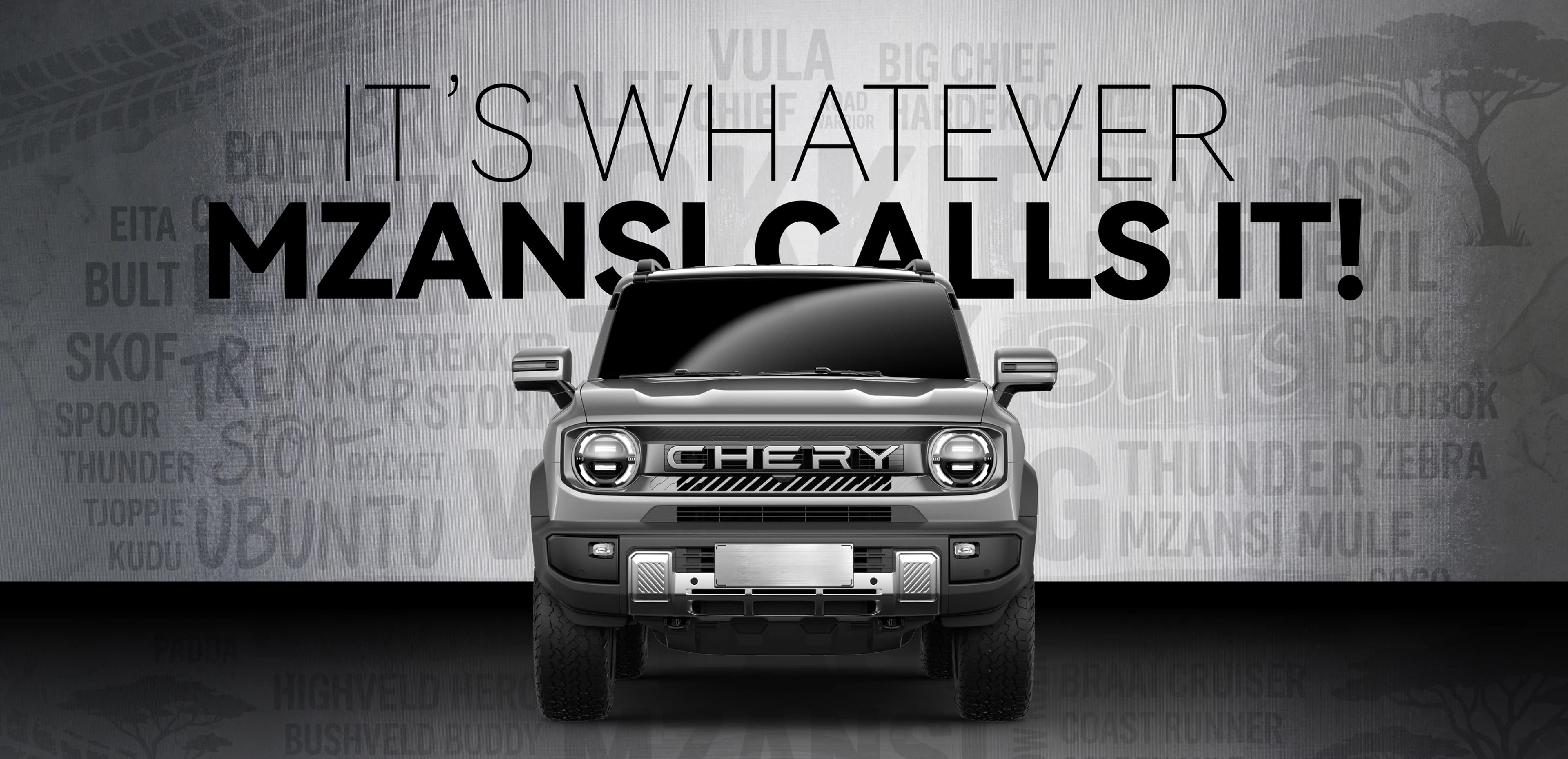 It's whatever Mzansi calls it — the new Chery bakkie